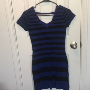 Mini striped dress